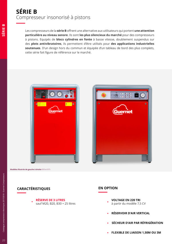 Compresseur électrique a piston insonorises serie b009449030