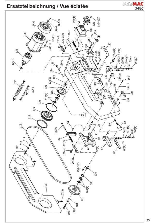 348C Scie à ruban 230 V, 0.37kW, capacité de coupe Ø 100mm