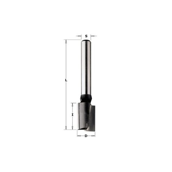 Mèche à défoncer - CMT 17408011 - Ø 8 x l 20 x L 55 mm - Q8